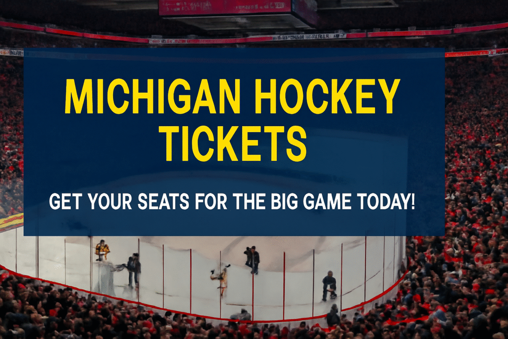 Michigan Hockey Tickets
